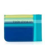 Simply Designed and Utterly Practical Colorful Genuine Leather Compact Pocket Wallet ID Business Name Card Holder thumbnail-5