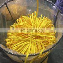 Color Customized Fashion Decoration Flat Woven Polyester Drawstring Braided Rope Hollow Flat Cord for Garment and Shoes thumbnail-5