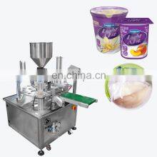 Automatic Rotary Yogurt Cup Filling Sealing Machine Yogurt Cup Packing Machine Yogurt Cup Filing Packing Machine