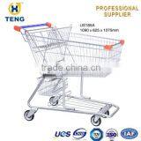 American Style Classical Unfold Supermarket Shopping Cart thumbnail-4