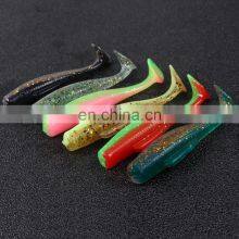 JOHNCOO Hot Sale 8CM 5G MinnowZ TPE Material Good Quality Paddle Tail Soft Plastics Fishing Lures thumbnail-3