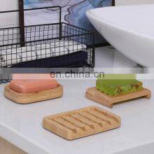 Cost Effective Personalized Bathroom Luxury Recycled Natural Dish Bar Drain Bamboo Soap Holder