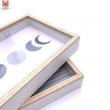 MDF Wood Frame Box White and Log Color 3d Shadow Box Frames Picture Photo Frame Box thumbnail-4