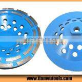 7" Double Row Diamond Grinding Wheel 5/8"-11 Thread 30# Fomula A