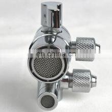 PATENT 1/4 Water Splitter Valve 3 Infall and 3 Way Out Diverter Valve thumbnail-3