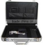 Molded Silver Aluminum Laptop Case With Interior Compartment, Silver Multiple Laptop Carrying Case,locking Aluminum Carry Case thumbnail-3