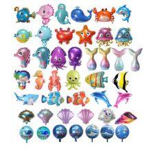 Foil Balloon for Kids Toy Mini Size Marine Animals Balloon Fish Marine Life Animal Gift Birthday Party Decoration Single Unisex thumbnail-1