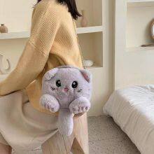 019Children's Crossbody Bag Cute Animal Plush Bag thumbnail-4