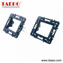 80x80mm French Style Network Face Plate Frame Compatible With Metal Bracket and Insert thumbnail-2