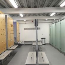 Waterproof HPL Changing Room Cabinet Storage Swimming Pool Gym Lockers thumbnail-3