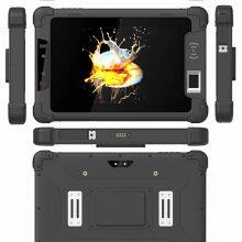 HR818C Hidon Best Price 8'' Android 13 4GB+64GB IP65 Rugged Tablet PC With NFC 2D Barcode Scanner FBI Fingerprint UHF RFID IRIS thumbnail-3