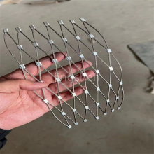 Flexible Stainless Steel Wire Rope Netting for Zoos; Stainless Steel Cable Netting; Decorative Stainless Steel Wire Rope Netting thumbnail-5