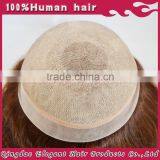 2015 New Products Wholesale Natural Looking Human Hair Super Silk Top Toupee for Woman With Knots Invisiable thumbnail-6