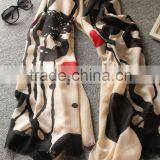 Painting Lotus Print Tassel Brim 2016 Spring Summer Women Hijab thumbnail-3