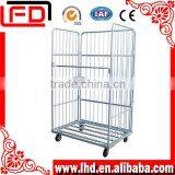 Folding Nestable Metal Rolling Storage Box