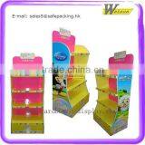 Supermarket Promotion Corrugated Paper Floor Candy Shelf Display