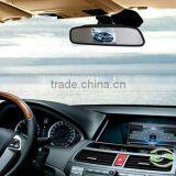 4.3inch Lcd Rearview Mirror With Parking Assist 4 Sensors and Reverse Camera