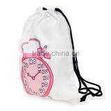 New Design 3d Printing Gym Sack Drawstring Bag thumbnail-3