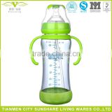 Anti-colic High Heat Resistance High Borosilicate Glass HBG Baby Feeding Bottle