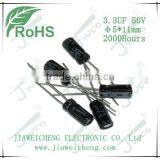KM 3.3UF 50V 5*11 Aluminum Electrolytic Capacitor thumbnail-1