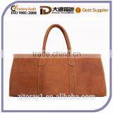 2015 Handmade Vintage Travel Bag Leather Men Duffle Handbag thumbnail-1