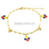TKB-B0375 Bracelets Fashionable Jewelry Four Leaf Clover Charm Trendy Style for Ladies New Design Gold Filled Cheaper thumbnail-1