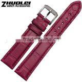 Hot Fashion 18mm Genuine Alligator Customized Leather Watch Strap Wholesale thumbnail-1