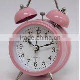 3" Twin Bell Alarm Clock, Red Twin Bell Alarm Clock thumbnail-3