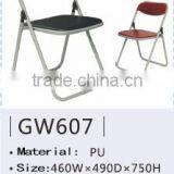 Black Folding Chairs/Metal Backrest Chairs for Office thumbnail-4