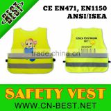 EN 1150 kids reflective safety vest