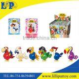 Wild Anmals Wind up EVA Jumping Bird Toy