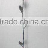 Vintage French Bird Feeder Metal Stick for Garden Decor