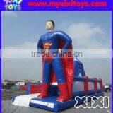 XIXI New Arrival Inflatable Superman Obstacle Courses With Slide Combo thumbnail-3