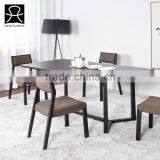High Quality Modern Elegant Rectangle Dinning Table Wood MDF Dinning Table thumbnail-5
