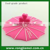 pink color custom silicone rubber cup cover, cup lid