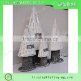 Wicker Christmas Tree Mini Wicker Decoration thumbnail-1