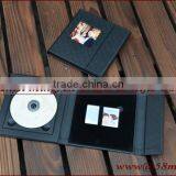Wedding Leather Fabric Linen DVD USB Credit Card Packaging Box thumbnail-2