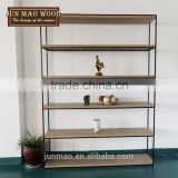 Chinese Factory Wholesale Top Shelf Wooden Display Rack /Wooden Display Showcase Shelf