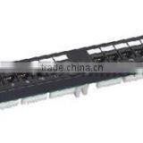 24 Ports Cat5e 2*12 Patch Panel With Dual IDC