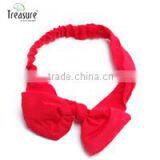 Trendy Girls' Fashion Hair Accessories Check Print Wrap Knot Bow Elastic Headband Head Wrap thumbnail-6