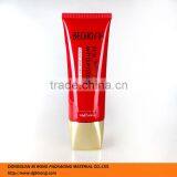 130g Oval Pearlized Red Plastic Skin Care Tubes