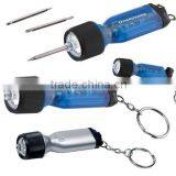 Promotional Miniature Flashlight Tool Keychain