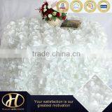 IVORY ROSETTLE TABLE CLOTH /IVORY ROSE EMBROIDERY TABLE CLOTH FOR WEDDING thumbnail-1