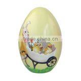 2016 Cute Egg Shape Metal Candy Tin Box Easter Gift Tin Can thumbnail-4