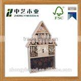 Antique Handmade Wooden Insects Hotel Bee House Wooden Bee Home thumbnail-1