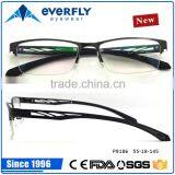High Quality Men Metal Engraved Temple Eyeglasses Frame, Fashion Mult-Color Optical EyeGlasses for 2016