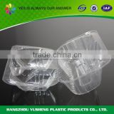 Non-slip disposable PET plastic clamshell