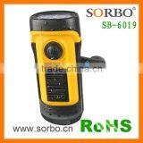 Wholesale LED Light Bar LED Tactical ABS Hand Cranking Flashlights Solar Power Outdoor Spotlight thumbnail-5