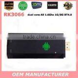 Cloudnetgo Best Selling Android4.4 Mini PC in RK3066 Dual Core A9 1.6ghz 1G+8G/mini pc With T-Flash up to 32G Support Bluetoothn