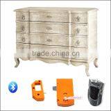 Alloy Smart Cabinet Mortise Door Lock Cylinder With Bluetooth Electronic Key thumbnail-5